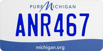 MI license plate ANR467