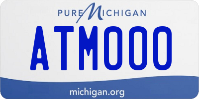 MI license plate ATM000