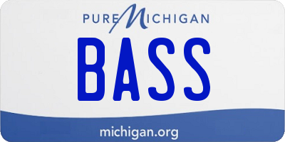 MI license plate BASS