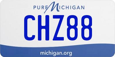 MI license plate CHZ88
