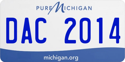 MI license plate DAC2014