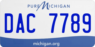 MI license plate DAC7789