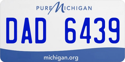 MI license plate DAD6439