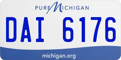 MI license plate DAI6176