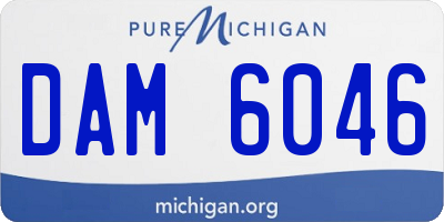 MI license plate DAM6046