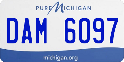 MI license plate DAM6097