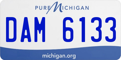 MI license plate DAM6133