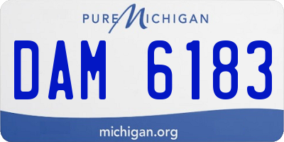 MI license plate DAM6183