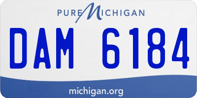 MI license plate DAM6184