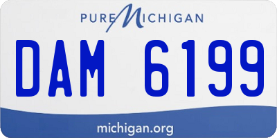 MI license plate DAM6199