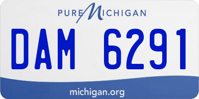 MI license plate DAM6291