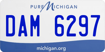 MI license plate DAM6297