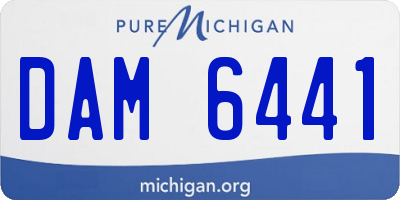 MI license plate DAM6441