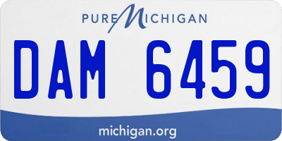 MI license plate DAM6459