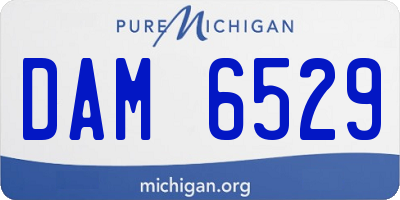 MI license plate DAM6529