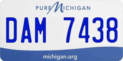 MI license plate DAM7438