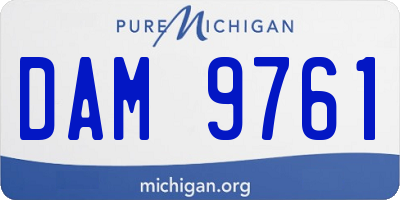 MI license plate DAM9761