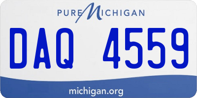 MI license plate DAQ4559