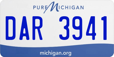MI license plate DAR3941