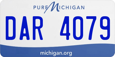 MI license plate DAR4079