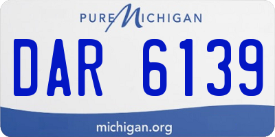 MI license plate DAR6139