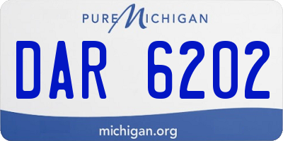 MI license plate DAR6202