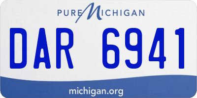 MI license plate DAR6941