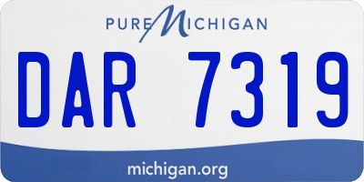 MI license plate DAR7319