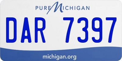 MI license plate DAR7397