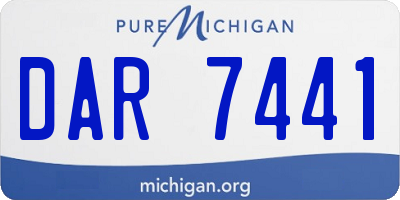 MI license plate DAR7441