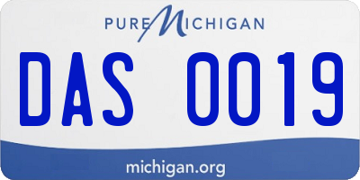 MI license plate DAS0019