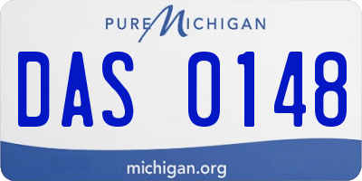 MI license plate DAS0148