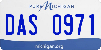 MI license plate DAS0971