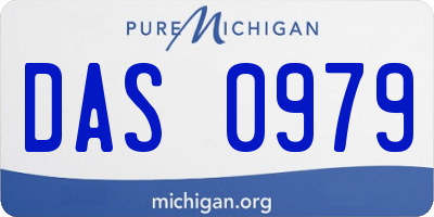 MI license plate DAS0979