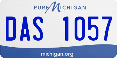 MI license plate DAS1057