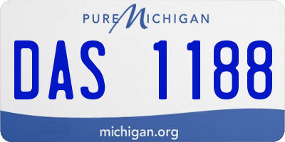 MI license plate DAS1188