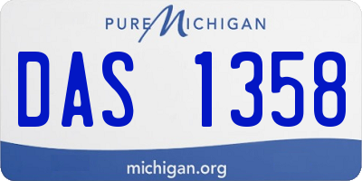 MI license plate DAS1358