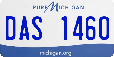 MI license plate DAS1460