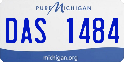 MI license plate DAS1484