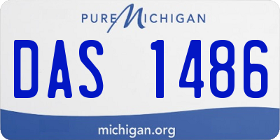 MI license plate DAS1486