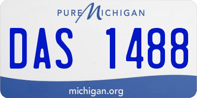 MI license plate DAS1488