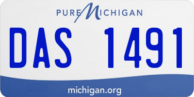 MI license plate DAS1491