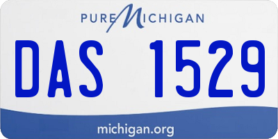 MI license plate DAS1529