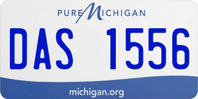 MI license plate DAS1556