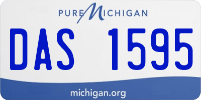 MI license plate DAS1595