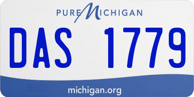 MI license plate DAS1779