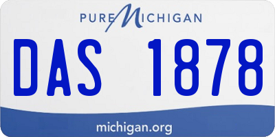 MI license plate DAS1878