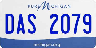 MI license plate DAS2079