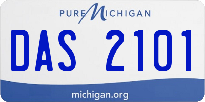 MI license plate DAS2101