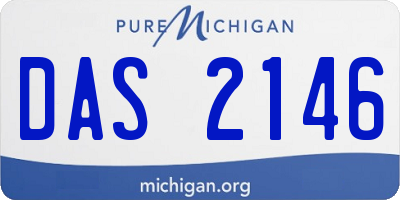 MI license plate DAS2146